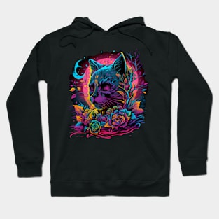 Retro funky cat #1 Hoodie